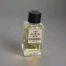 Vintage Chanel No. 19 Miniature Eau de Toilette 4ml/0.13 FL.OZ Splash Rare.