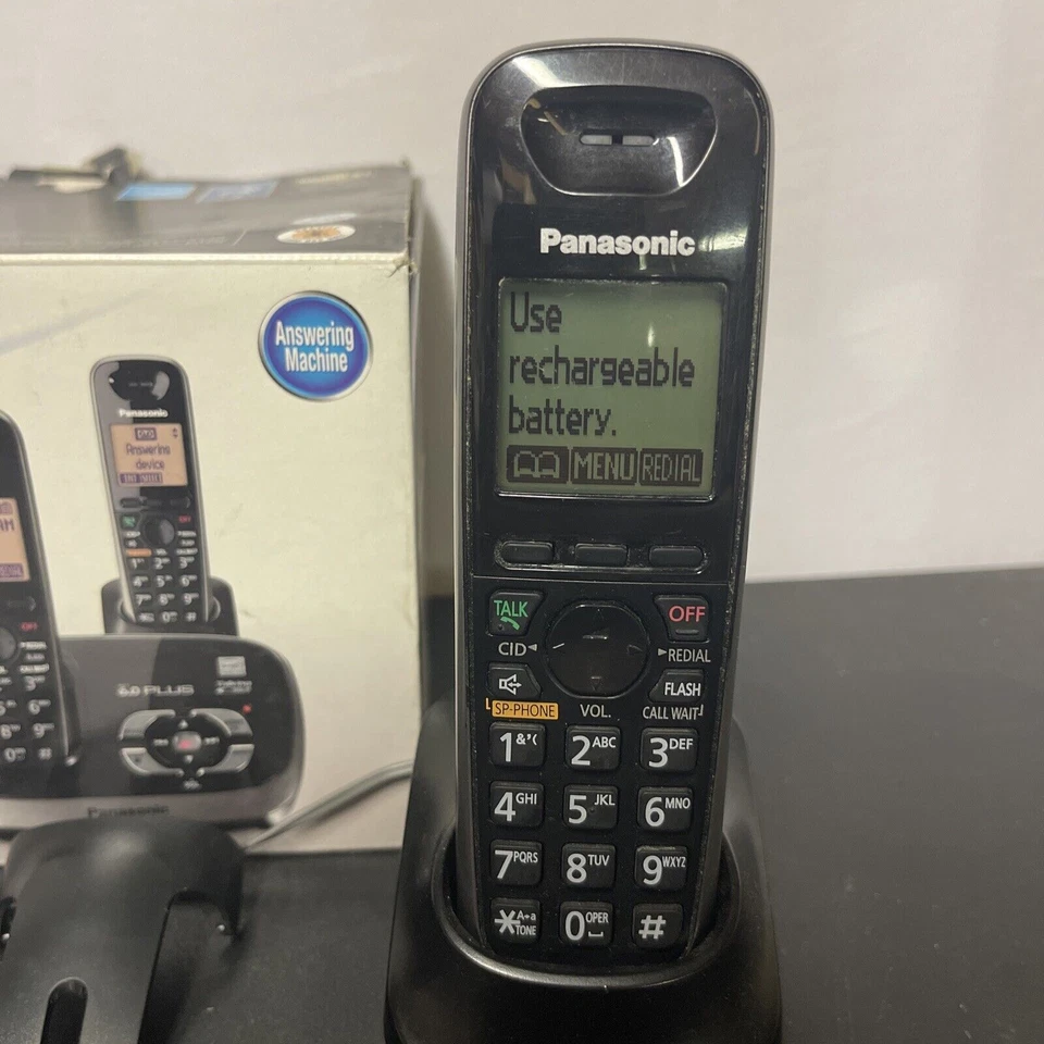 Panasonic KX-TG6522GB - Teléfono Duo (Dect, Pantalla 1.8", Agenda 100 Entradas Foto 3 de 4