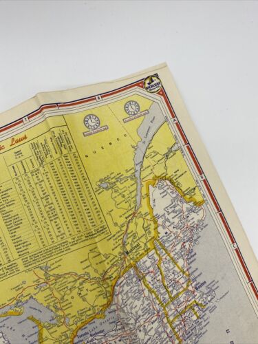 De colección. Estación de servicio petrolero Richfield 1957 mapa de viaje New Hampshire Vermont Maine - Imagen 12 de 12