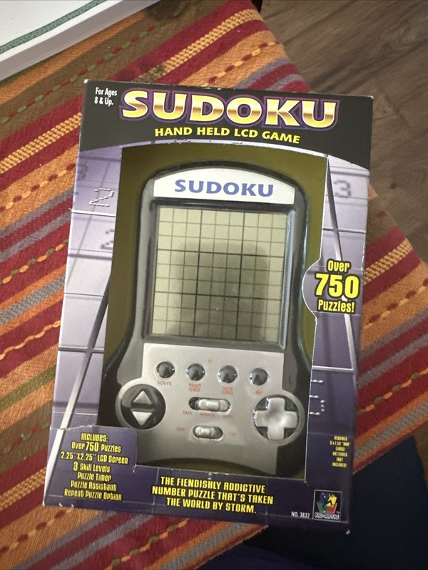 Sudoku Hand Held Game NIP 2005 Batteries Included