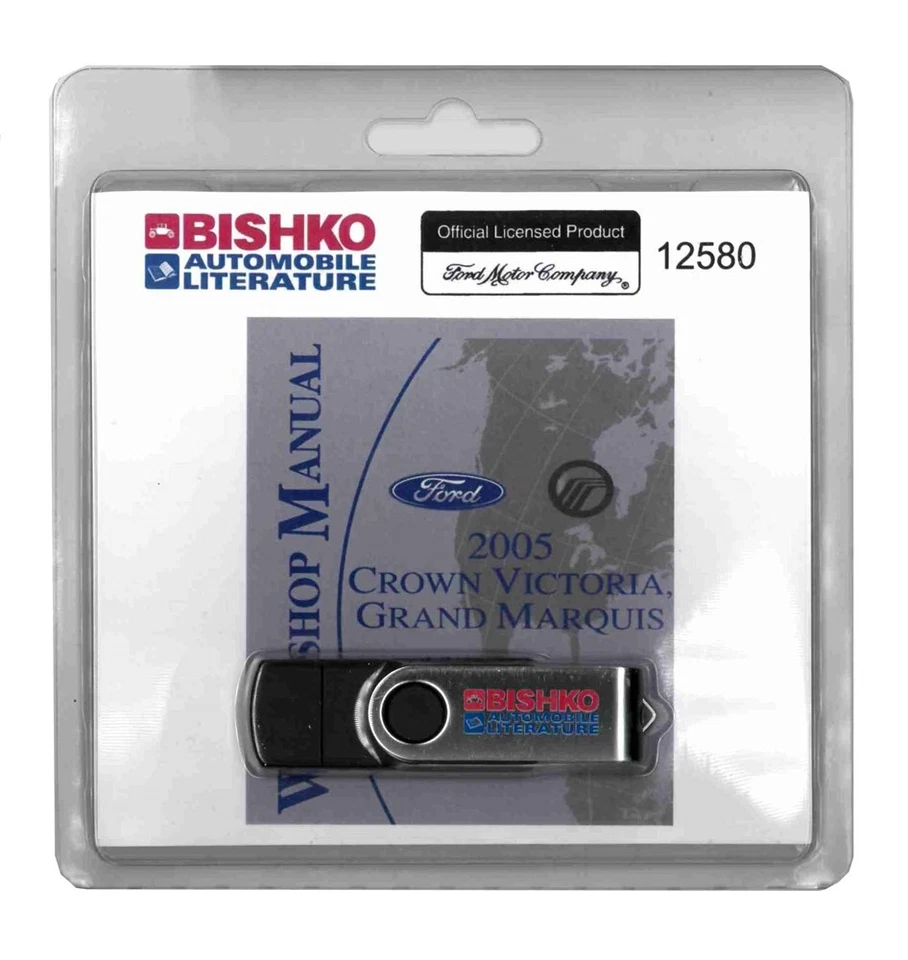 Ford Crown Victoria 2005, Town Car, Grand Marquis Shop manual de reparación USB Foto 2 de 3