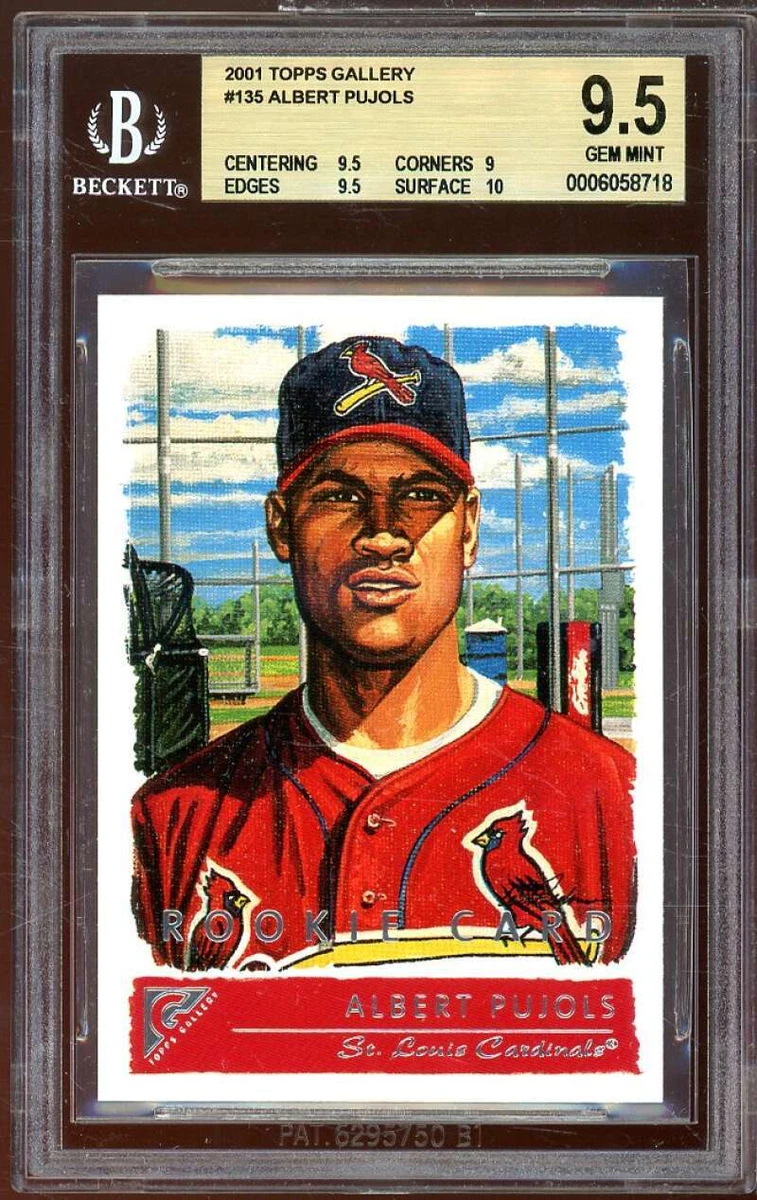 Topps Albert Pujols Grade 9.5 Baseball Sports Trading Cards