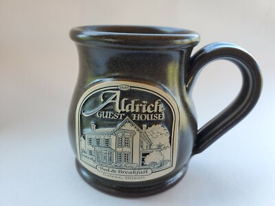 Deneen Pottery Coffee Mug Aldrich Guest House bed & breakfast Handthrown 