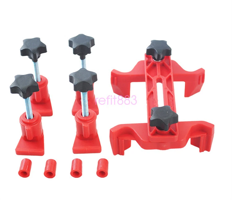 Universal Dual Cam Clamp Camshaft Timing Sprocket Gear Locking Tool Kit 5Pcs/Set Foto 4 de 4
