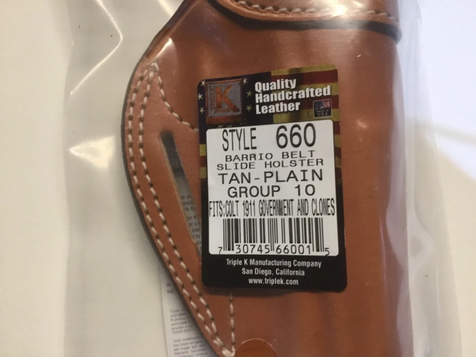 Triple K holster #660 Askins Avenger style Colt 1911 gov’t 5 inch or similar NEW - Image 2 of 4