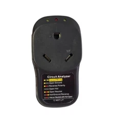 Circuit Analyzer RV Surge Protector 30 Amp Plug Briidea Adapter LED