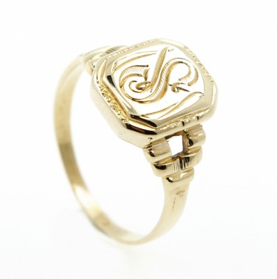 Sieraden En Horloges Neu Herren Ring Echt Gold 333 Mit Monogrammgravur Gelbgold Qualitat 8 Karat Top Ringen Nairobicool Com