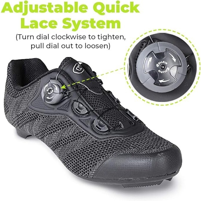 Gavin Pro Road Cycling Shoe, Quick Lace Bolt Road Cleat