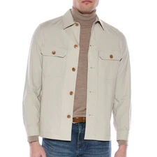 Hugo Boss Men's BOSS Carper Dual Pocket LS Button Overshirt Shacket Relaxed Fit