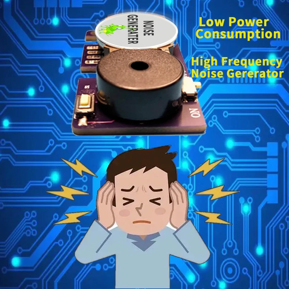 Dispositivo de broma 3 piezas, broma para hacer ruido de cricket pitido durante varios meses oculto S Foto 4 de 4