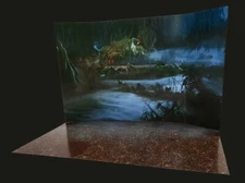 Dagobah Yoda's Hut Custom Diorama Backdrop Star Wars TVC TBS Hasbro Kenner