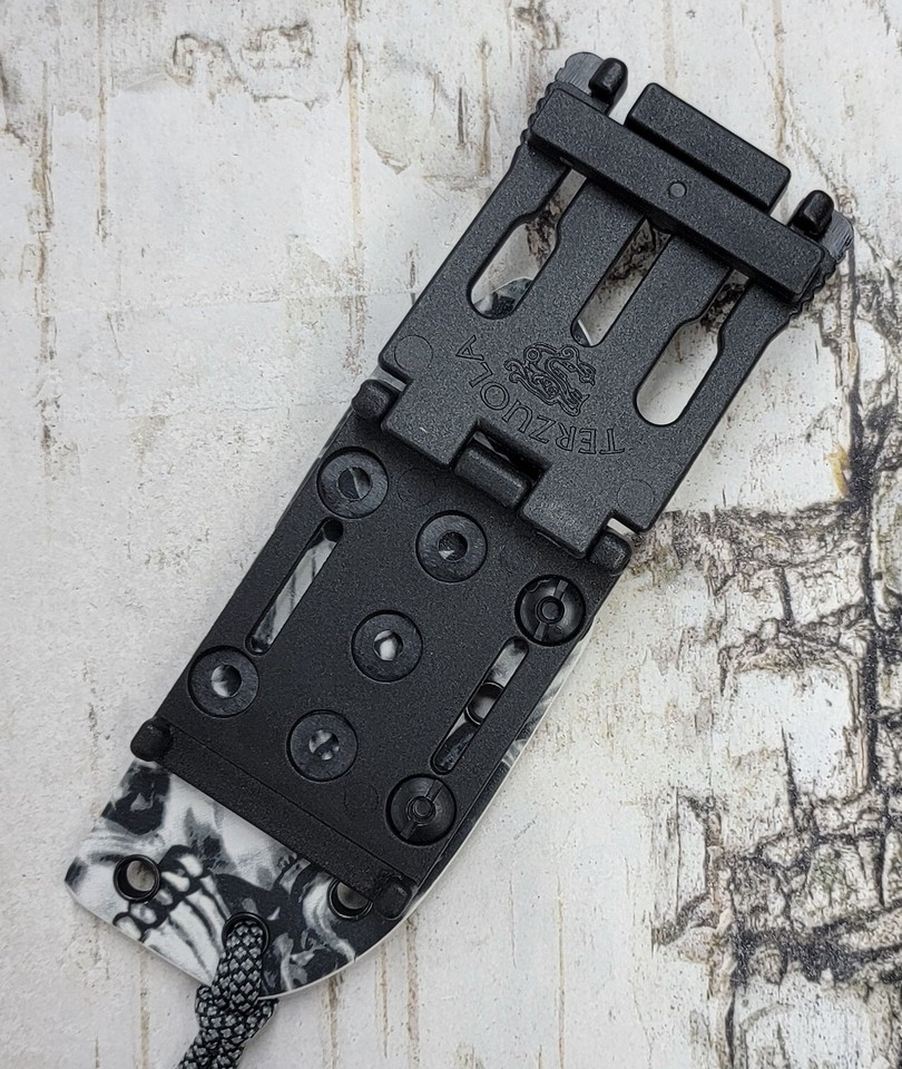 KYDEX SHEATH for ESEE IZULA II WITH CANVAS MICARTA HANDLES, HAND MADE ...