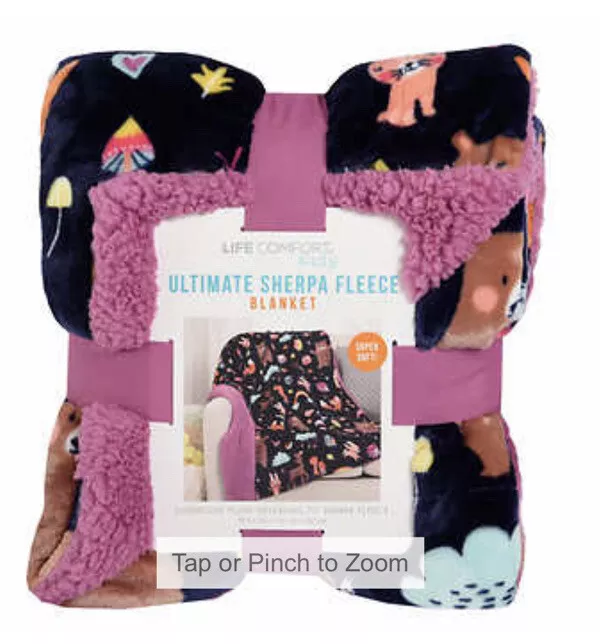 Life comfort sherpa blanket new arrivals