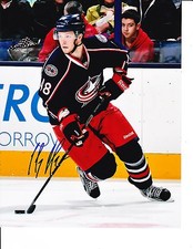COLUMBUS BLUE JACKETS CODY GOLOUBEF SIGNED 8X10
