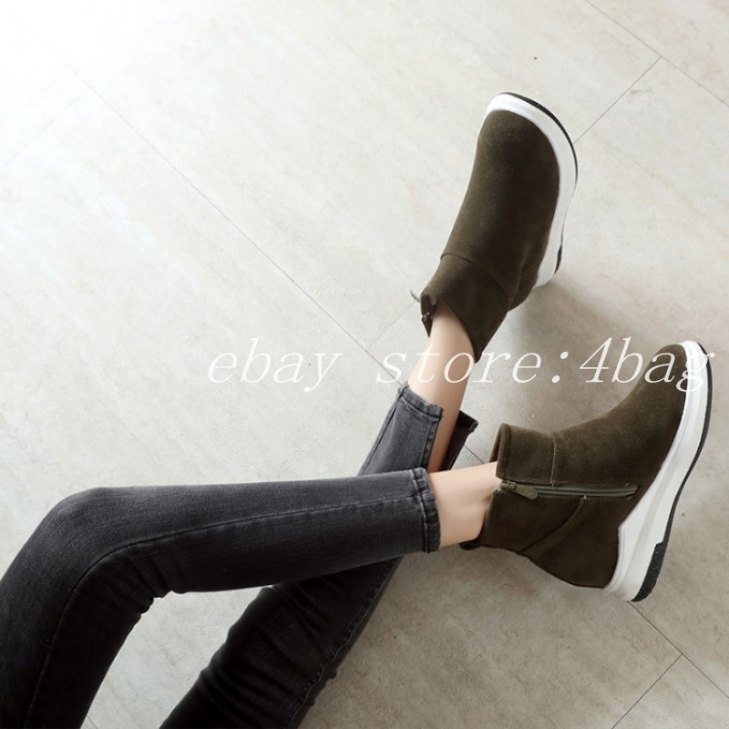 Stivali da neve Donna Casual neve Plateau Zip Laterale Stivaletti Fodera in Pelliccia Invernale 5cc113 Stivali da neve Donna Casual neve Plateau Zip Laterale Stivaletti Fodera in Pelliccia Invernale 5cc113