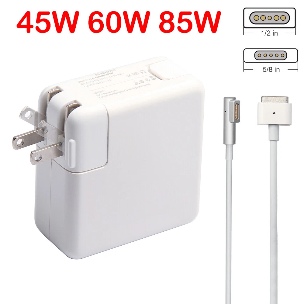 AC Adapter Charger For Macbook Pro u0026 Air 11 13 15 17 45W 60W 85W Power  Cord | eBay