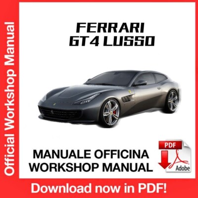 Workshop Service & Repair Manual For 2012–2017 Ferrari F12 Berlinetta – OEM Guide