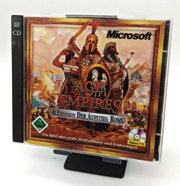 Age Of Empires : The Rise Of Rome Expansion - Big Box PC - Jeu Vidéo Vintage