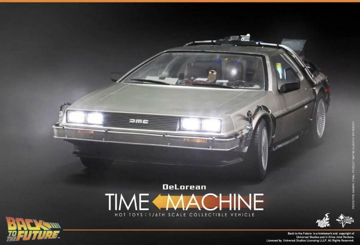Delorean Hot Toys 1/6 Back to the Future Time Machine MMS260 Delorean Hot Toys 1/6 Back to the Future Time Machine MMS260