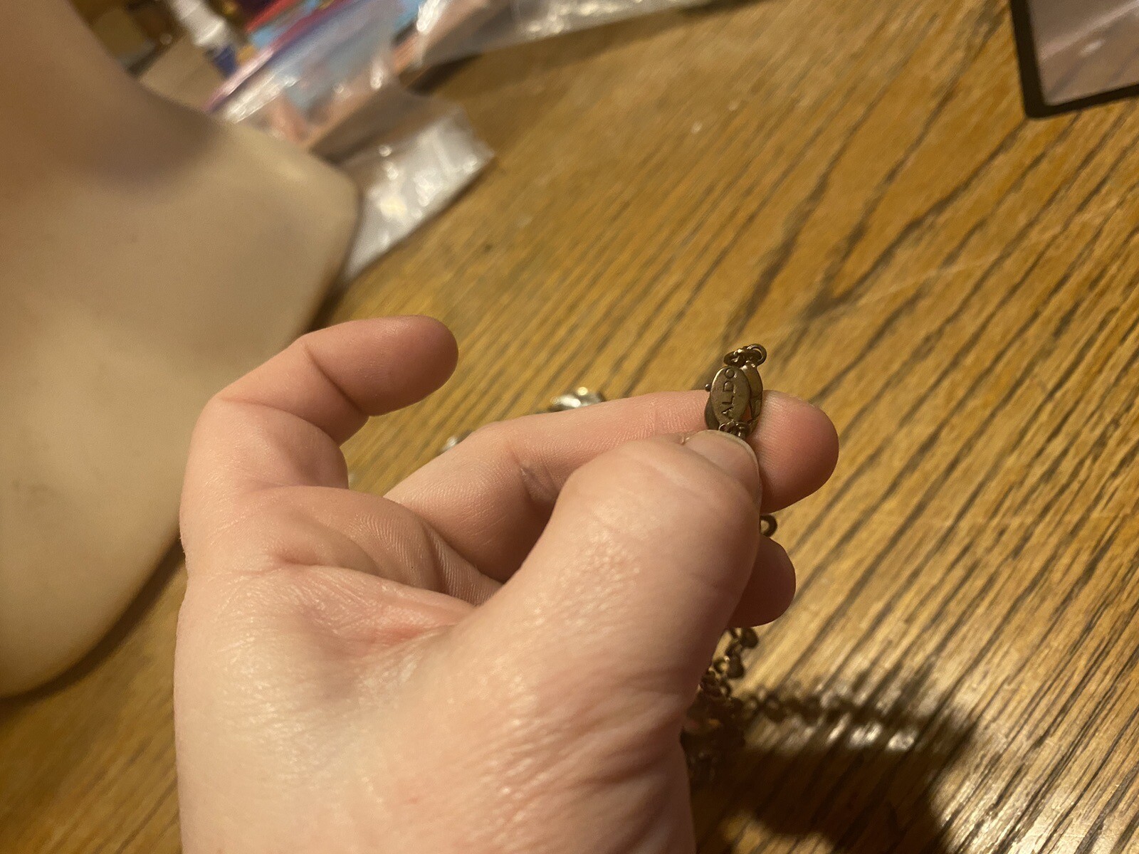 Aldo Statement  Necklace ~ Rhinestone - image 4