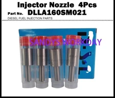 for Mitsubishi 4Pcs Fuel Injector Nozzle 105025-0210 DLLA160SM021 Fuso 8M20 8M21