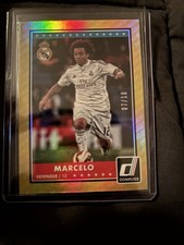 Panini Donruss 2015 Marcelo Real Madrid Gold Logo Rookie #7 /10 Soccer Card. rookie card picture