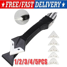 5in1 Silicone Scraper Caulking Grouting Sealant Finishing Clean Remover Tool Kit