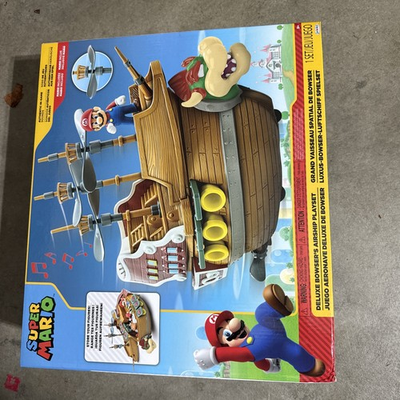 #ad JAKKS Pacific Super Mario Deluxe Bowser’s Airship Playset 40429 $34.90
