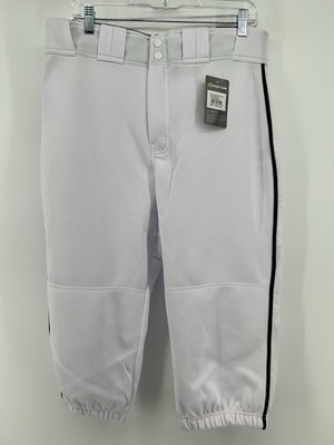 Easton Pro + Knickers White with Black Piping Baseball Pants Adult Large