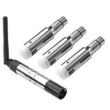 DMX Wireless Receiver, 3 Receivers 1 Transmitter, 2.4G ISM Band, 656 ft Transm