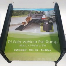 Pet Ramp Tri-Fold Guardian Gear Collapsible Portable Carrying Handle Car Bed
