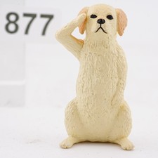 Saluting Dog Mini Figure from a "Keirei" Salute or "Salute Wanko" gashapon