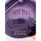 Blenko Glass WV Day 2023 West Virginia Coal Miner Suncatcher Ornament 3.25in