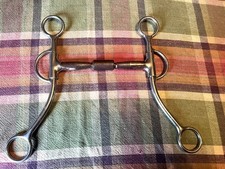 Reinsman Western D  L Reiner Billy Allen Bit 5" Mouth Sweet Iron Bit Stamp 891