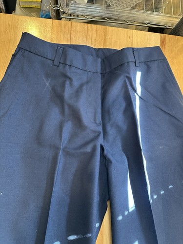 US Air Force Curvy 6CR- Women's Service Dress Blue Slacks Uniform USAF - Picture 2 of 6