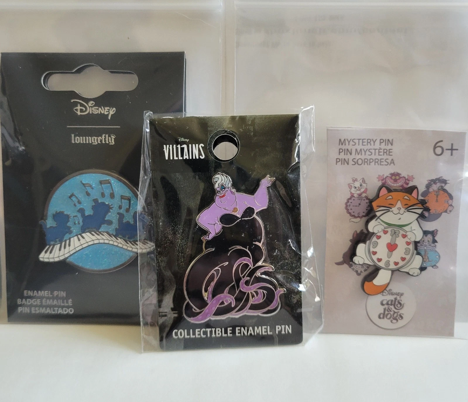 Disney Pin Bundle - Aristocats, Ursula, Mochi - HOLD FOR mer-9790