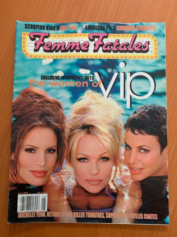 FEMME FATALES Magazine Vol 11 No 7 June 2002 Kelly Hu Shannon Elizabeth