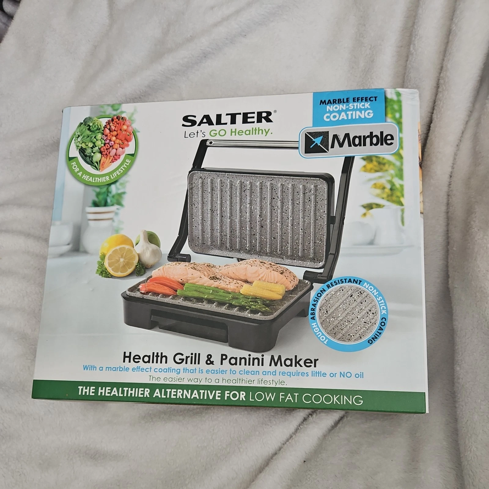 Salter Grill Toastie Panini Maker Electric Health Press Marble Collection 750W
Opens in a new window