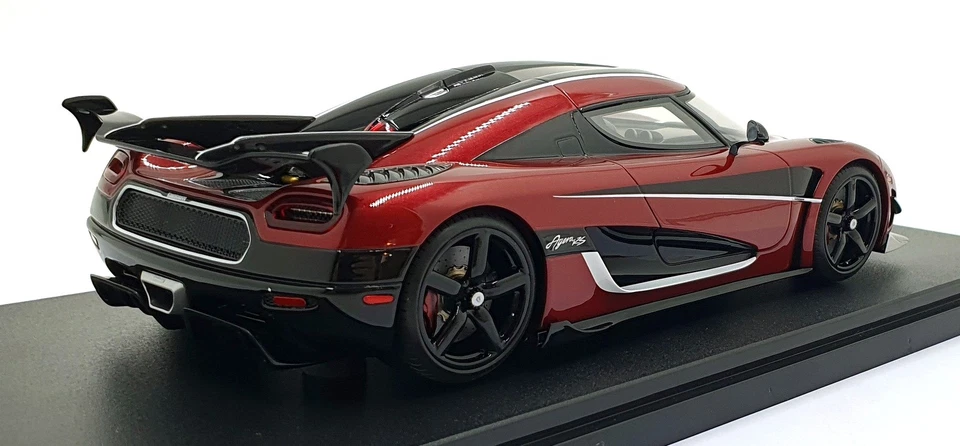 GT Spirit 1/18 Scale Resin GT931 - World Record Koenigsegg Agera RS - Red/Black - Image 2 of 4