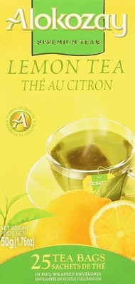 Alokozay Lemon Green Tea 25 Tea Bags Free Shipping World Wide