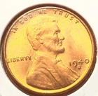 1940-S Lincoln Wheat Cent Penny GEM RED BU From an Original Bank Roll