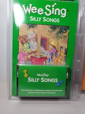 1982 Wee Sing Silly Songs 1977 Childrens Song Fingerplays Book And