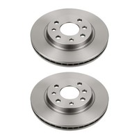 2 Bremsscheiben Vorderachse BelüFtet Ø 64,1 Mm 25 Mm Valeo FüR Honda CR-V