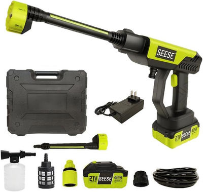 #ad Cordless Pressure Washer Gun: 1200 PSI Portable Electric Washer for Vehicle Dri $111.13
