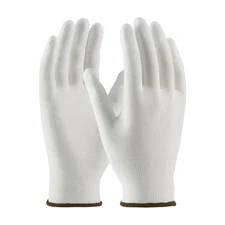 Protective Industrial Products Gloves White Cleanteam Seamless Nylon Clean