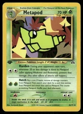 Pokemon Tcg Metapod [1st Edition] #42 Pokemon Neo Discovery LP