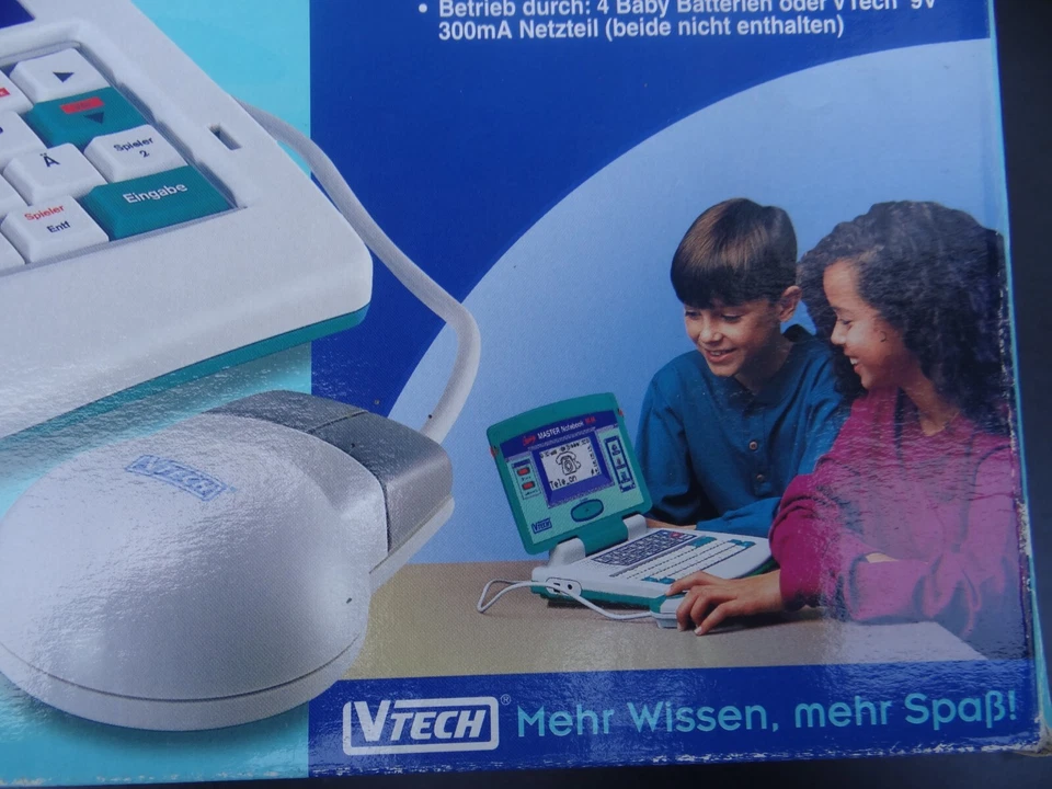 Genius Master Notebook Lerncomputer Kinder Schule Computer 90er VTech mit OVP - Bild 3 von 4