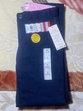 Cat  Jack NWT Girls Straight Fit School Uniform Pants, Navy Blue, Size 8 Plus
