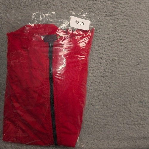 Woolrich Pullover Anorak Jacket Mens XL Red Hooded Half Zip Windbreaker Vintage - Picture 10 of 10