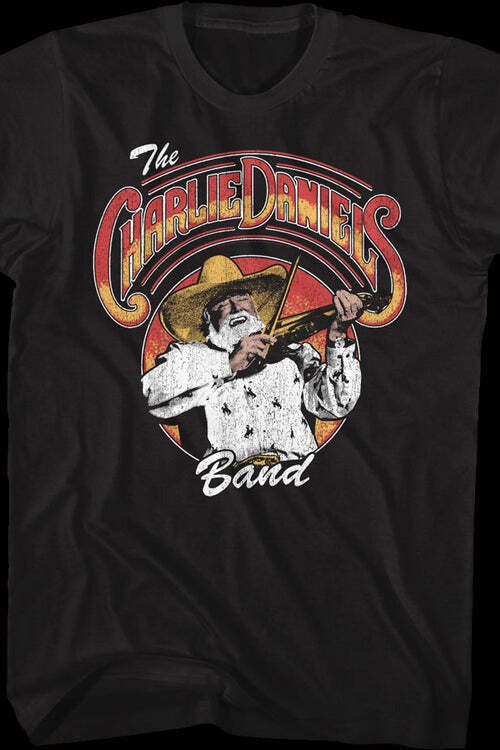 The Charlie Daniels Band T-Shirt 90s basic style black tee